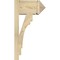 Ekena Millwork Merced Arts & Crafts Rough Sawn Outlooker, Douglas Fir, 8"W x 14"D x 26"H OUT08X14X26MRC03RDF - alternate 3